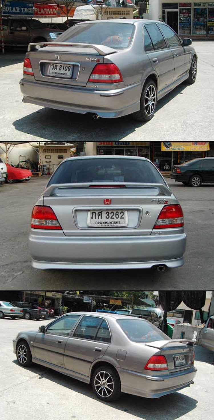 ชุดแต่ง สปอยหลัง พร้อมไฟเบรค LED
