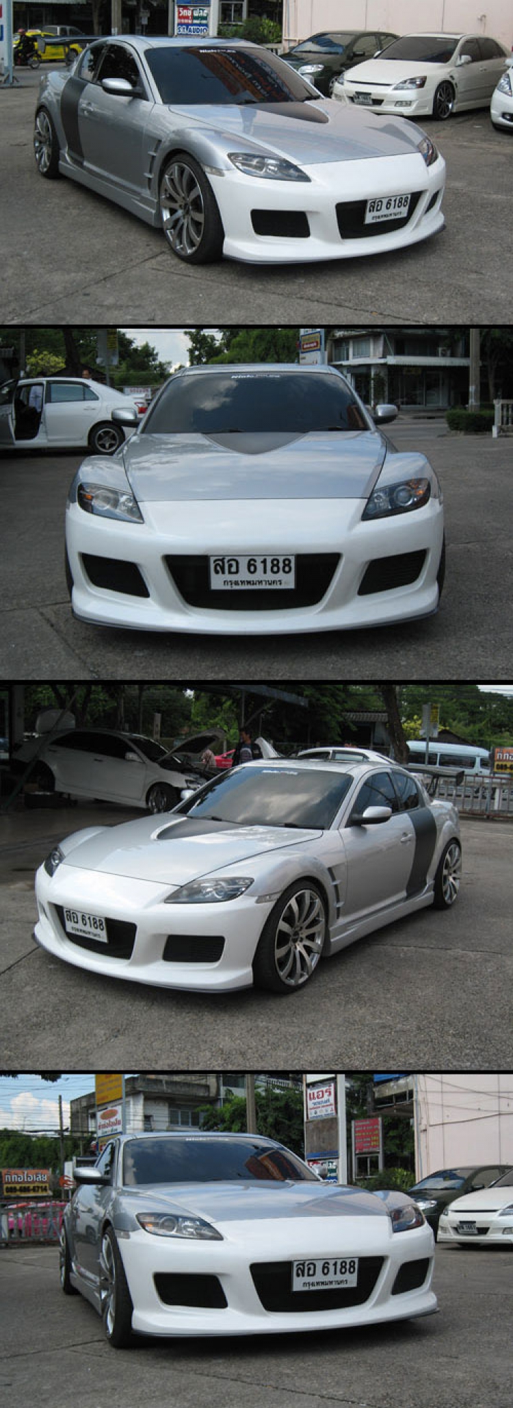 ชุดแต่ง กันชนหน้าแต่ง Mazda Speed