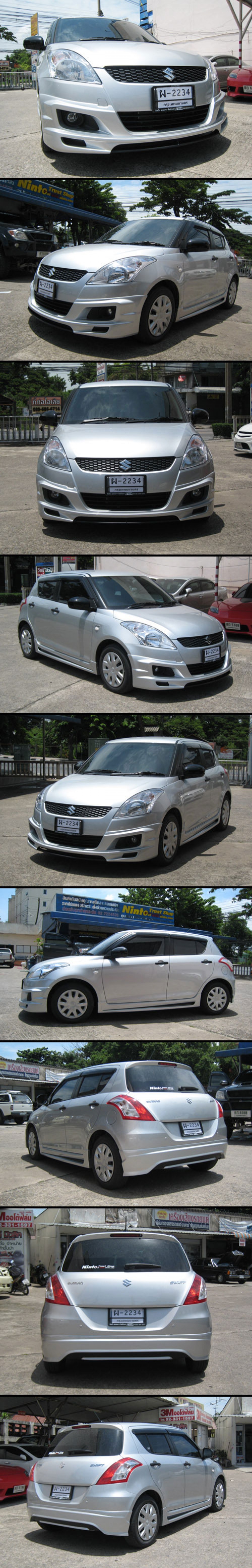 ชุดแต่ง Swift Eco ชุดแต่ง NTS1 (เป็นสินค้าลิขสิทธิ์ของบริษัทนินโต้จำกัด)