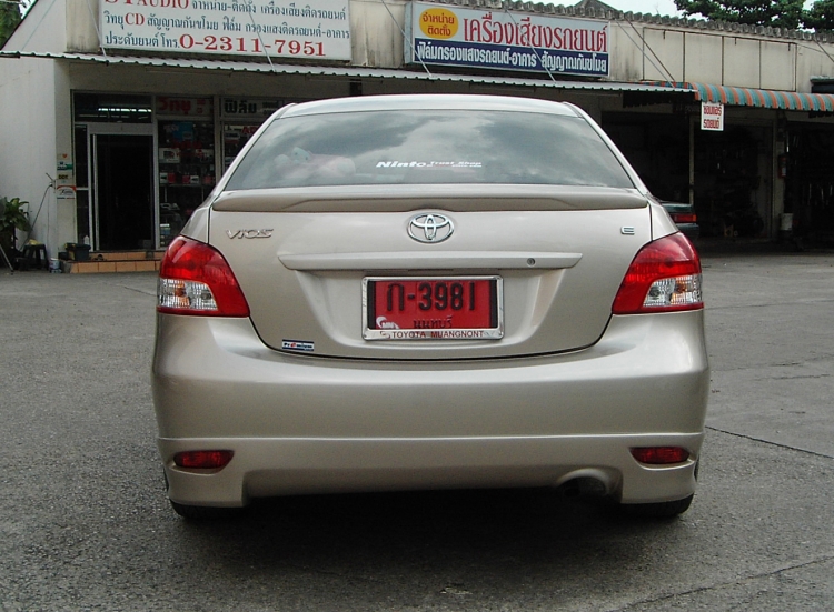 ชุดแต่ง ชุดแต่ง Vios2007-2012 สปอยเลอร์หลังตูดเป็ดแบบแนบ