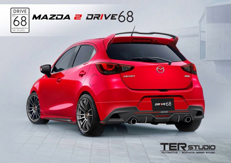 ชุดแต่ง ชุดแต่ง Mazda2 2015-2019 Drive68 4และ5ประตู