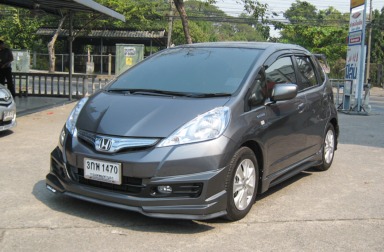 APWORLD Unpainted Spoon Style Spoiler – For Honda Fit Jazz GE 2008-2012 Hatchback Rear