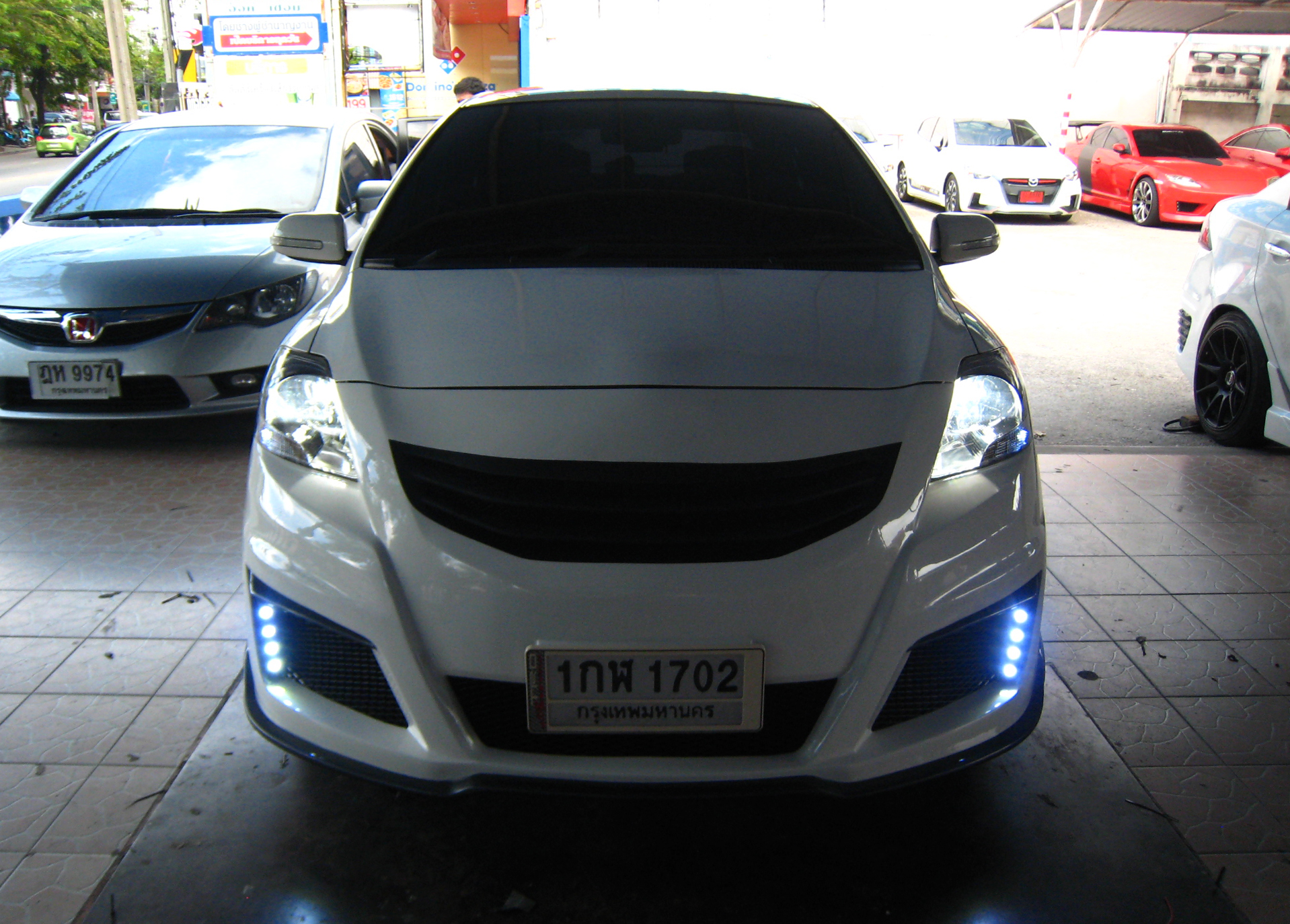 ชุดแต่ง Vios2007-2012 หลอดไฟหน้าLED