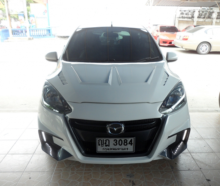 ชุดแต่ง ชุดแต่ง Mazda2 2009-2013 ฝากระโปรงแต่ง