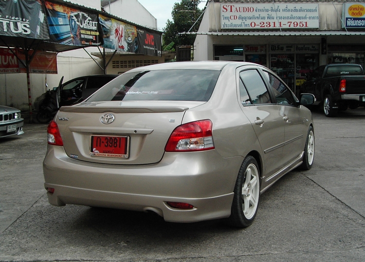 ชุดแต่ง ชุดแต่ง Vios2007-2012 สปอยเลอร์หลังตูดเป็ดแบบแนบ