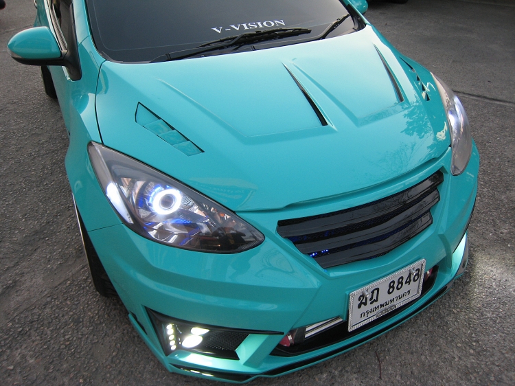 ชุดแต่ง ชุดแต่ง Mazda2 2009-2013 ฝากระโปรงแต่ง