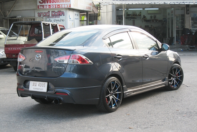 ชุดแต่ง ชุดแต่ง Mazda2 2009-2013 สปอยเลอร์ตูดเป็ด