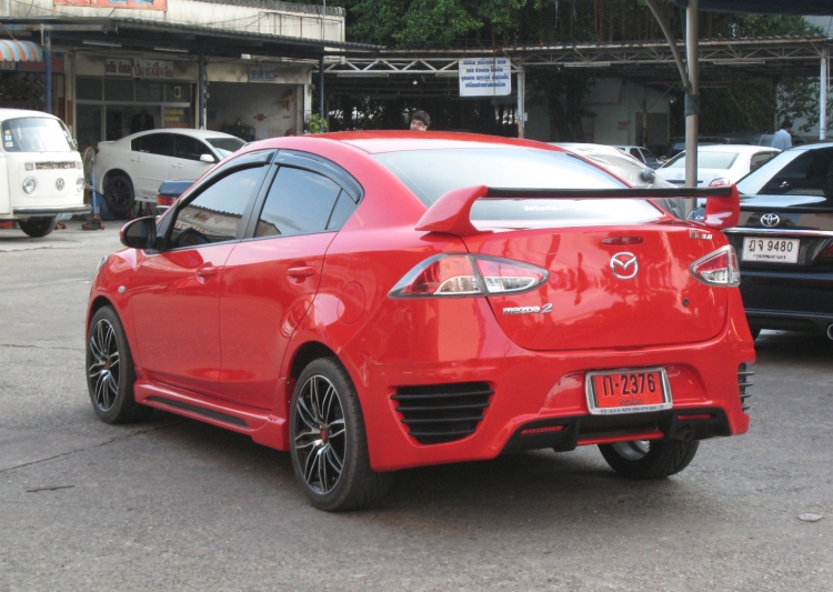 ชุดแต่ง ชุดแต่ง Mazda2 2009-2013 สปอยเลอร์ NTS1