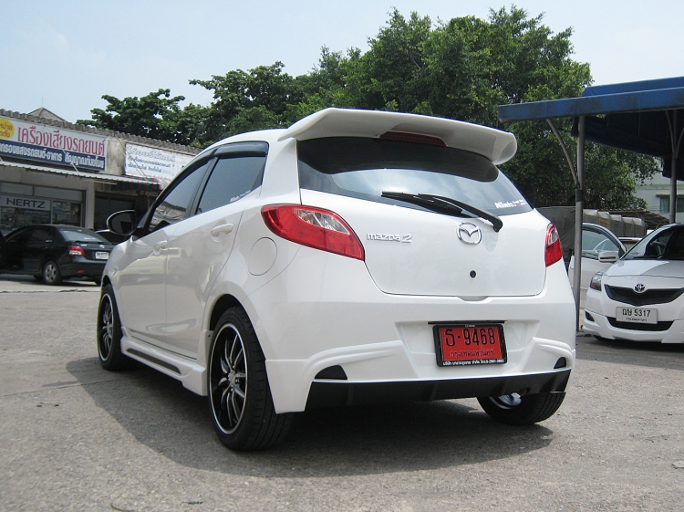 ชุดแต่ง ชุดแต่ง Mazda2 2009-2013 5ประตู สปอยเลอร์ NTS1