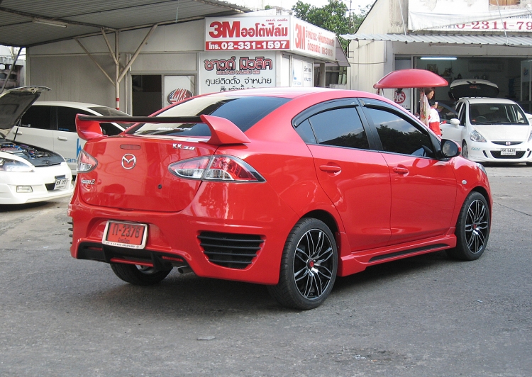 ชุดแต่ง ชุดแต่ง Mazda2 2009-2013 สปอยเลอร์ NTS1