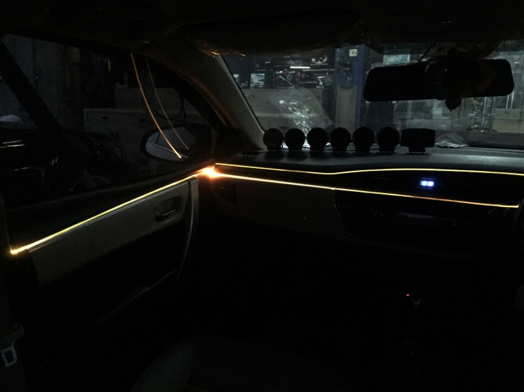 ชุดแต่ง Ambient Light ไฟแต่งในห้องโดยสาร Mazda2 2009-2013