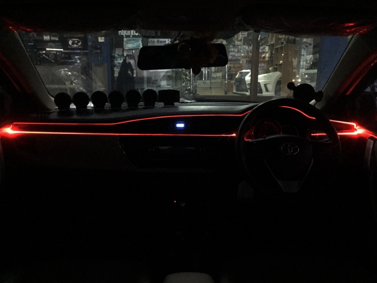 ชุดแต่ง Ambient Light ไฟแต่งในห้องโดยสาร Vios2013-2016