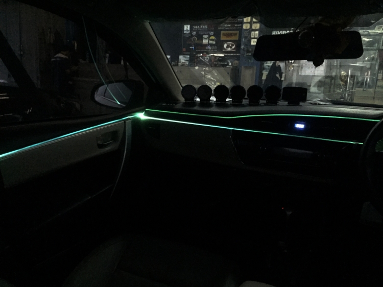 ชุดแต่ง Ambient Light ไฟแต่งในห้องโดยสาร Vios2007-2012