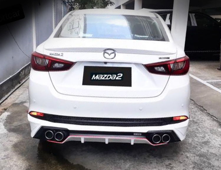 ชุดแต่ง ชุดแต่ง Mazda2 2020 ทรง Strom 4ประตู