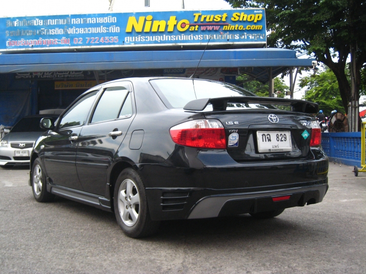 ชุดแต่ง ชุดแต่ง Vios 2003-2005 สปอยเลอร์แบบยกมีไฟเบรค