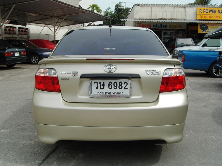 ชุดแต่ง ชุดแต่ง Vios 2003-2005 สปอยเลอร์แบบแนบฝาท้ายทรงห้างOEM