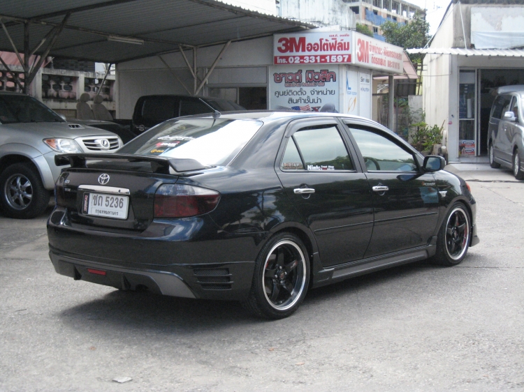 ชุดแต่ง ชุดแต่ง Vios 2003-2005 สปอยเลอร์แบบยกมีไฟเบรค