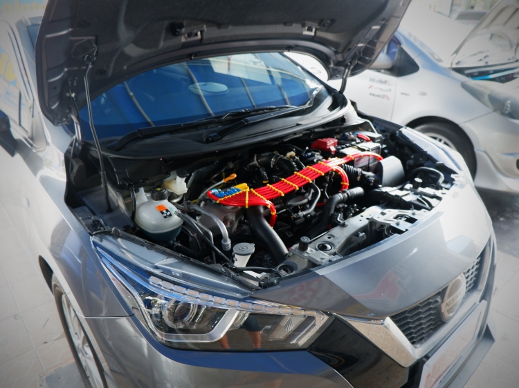 ชุดแต่ง ชุดสาย Ground Wire และ Volt Stabilizer Almera 2020
