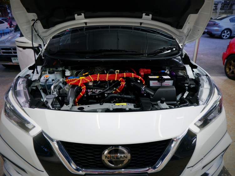 ชุดแต่ง ชุดสาย Ground Wire และ Volt Stabilizer Almera 2020