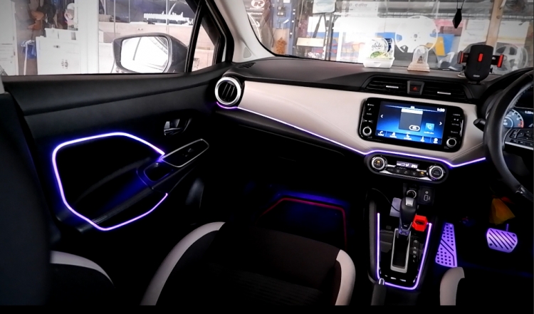 ชุดแต่ง ไฟ Ambient Light ไฟแต่งในห้องโดยสาร Almera 2020