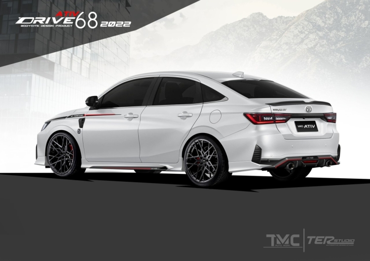ชุดแต่ง ชุดแต่ง Toyota Ativ 2022 ทรง Drive68