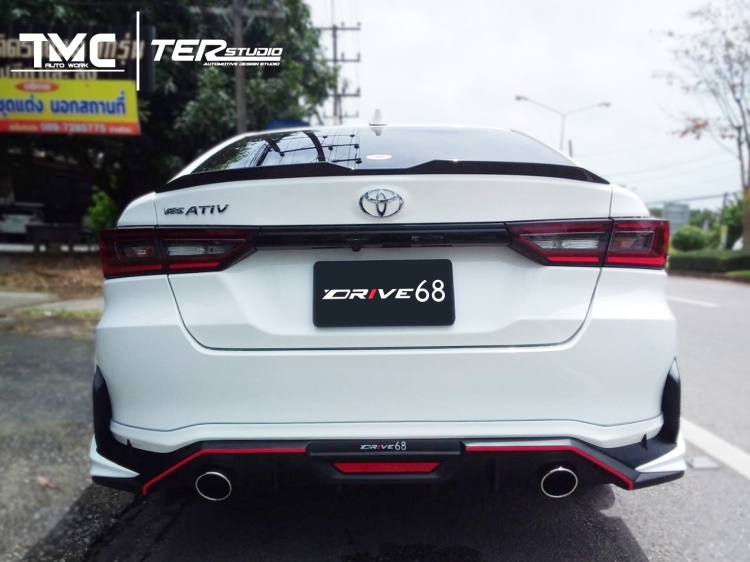 ชุดแต่ง ชุดแต่ง Toyota Ativ 2022 ทรง Drive68